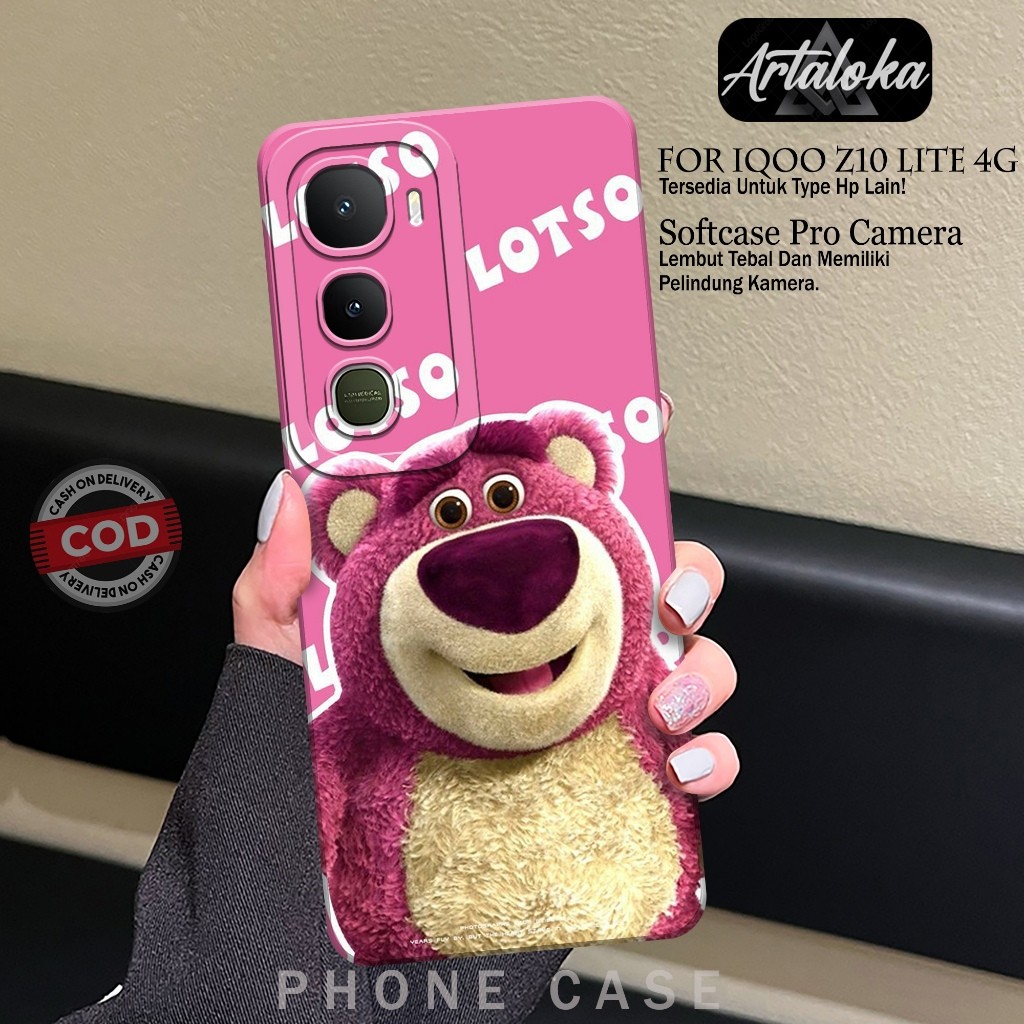 Softcase Hp IQOO Z10 LITE 4Gแฟชั่นกรณีการ์ตูนKesing IQOO Z10 LITE 4GซิลิโคนTPU Proกล้องIQOO Z10 LITE