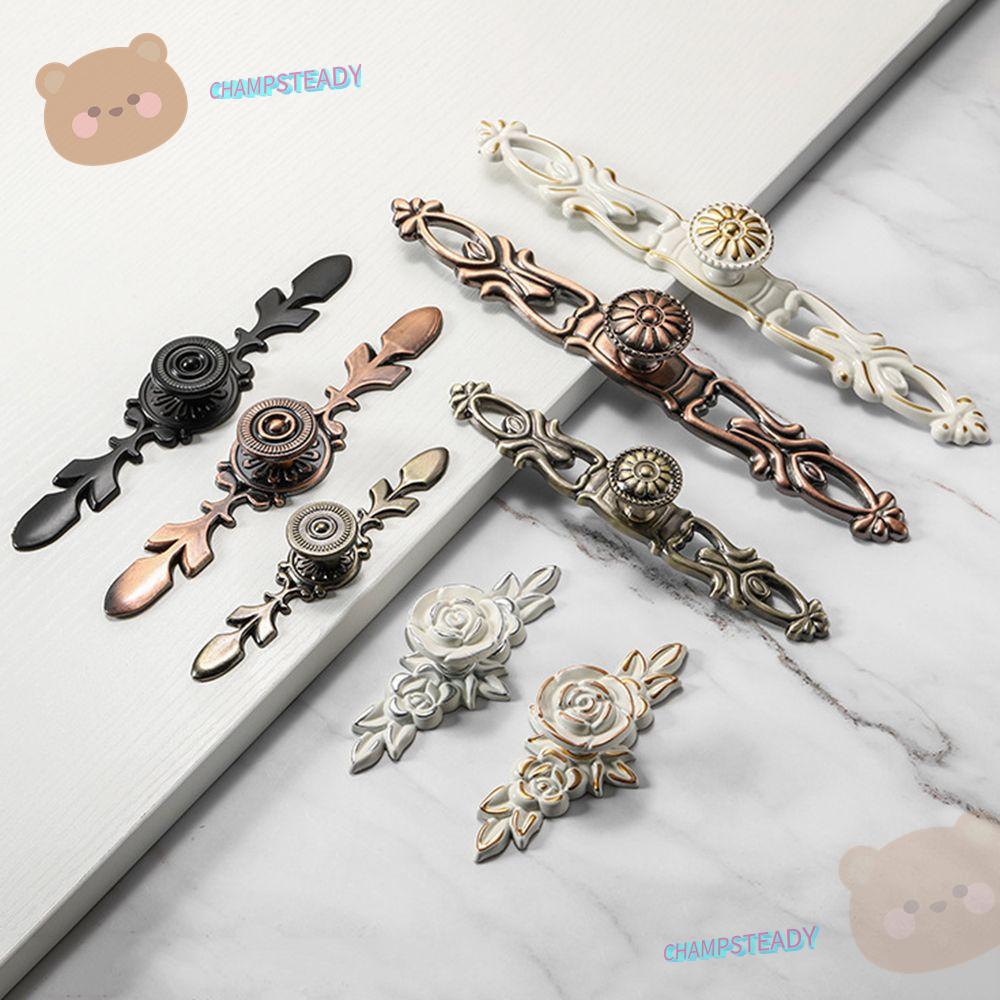 CHAMPSTEADY 1 ชิ้น มือจับประตูตู้ ลิ้นชัก ลูกบิดฮาร์ดแวร์ตู้ครัว
