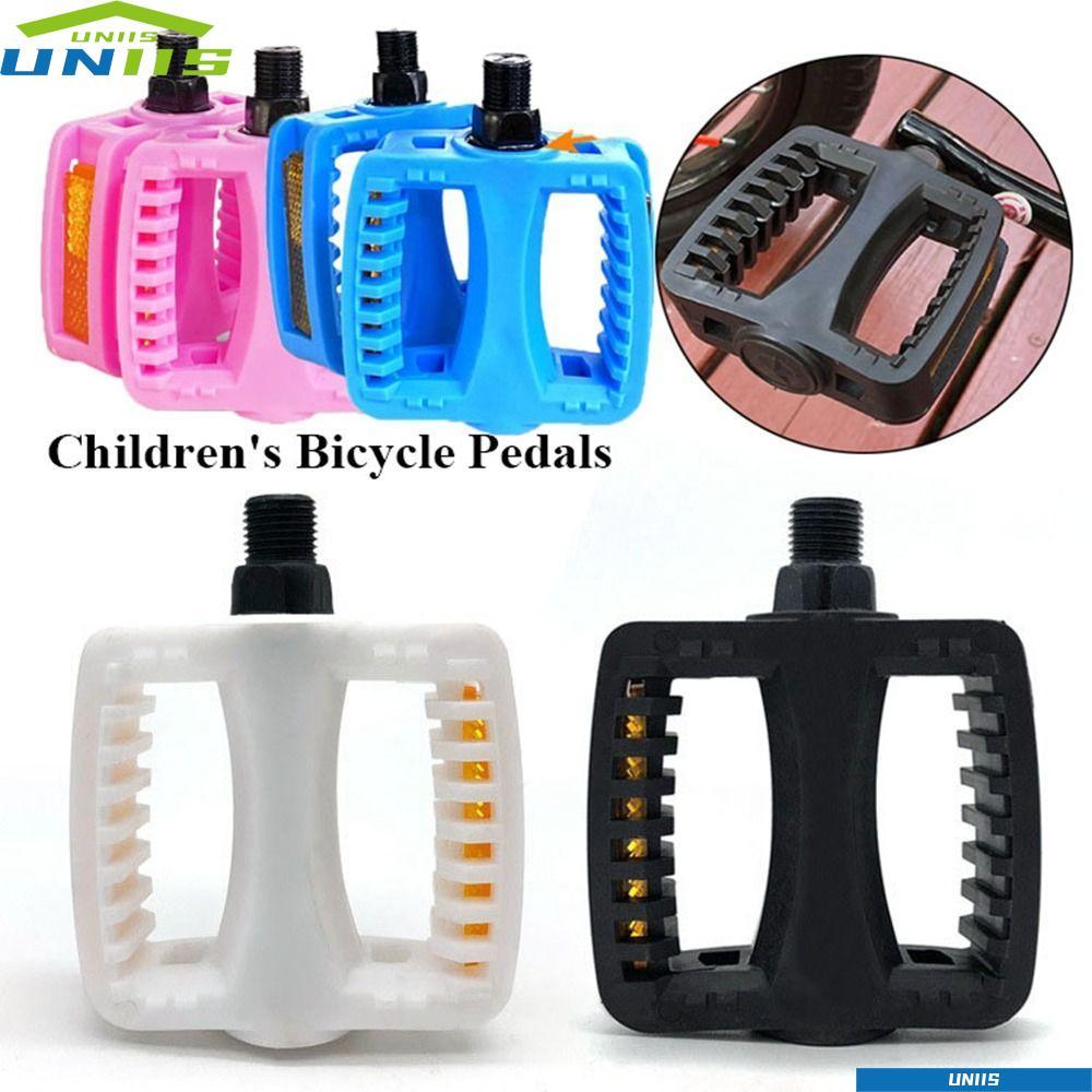 UNIIS เท้าเหยียบจักรยานเด็ก Ultra-light, ขนาดหลากหลาย, Universal Anti-Slip อุปกรณ์เสริมสำหรับจักรยานเด็ก