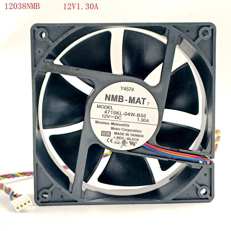 [อุปกรณ์เสริมระบายความร้อนคอมพิวเตอร์] 12038 NMB 12Vcm 12VS9 S7 4715KL-04W-B56 Ant Dedicated Fan 1.3