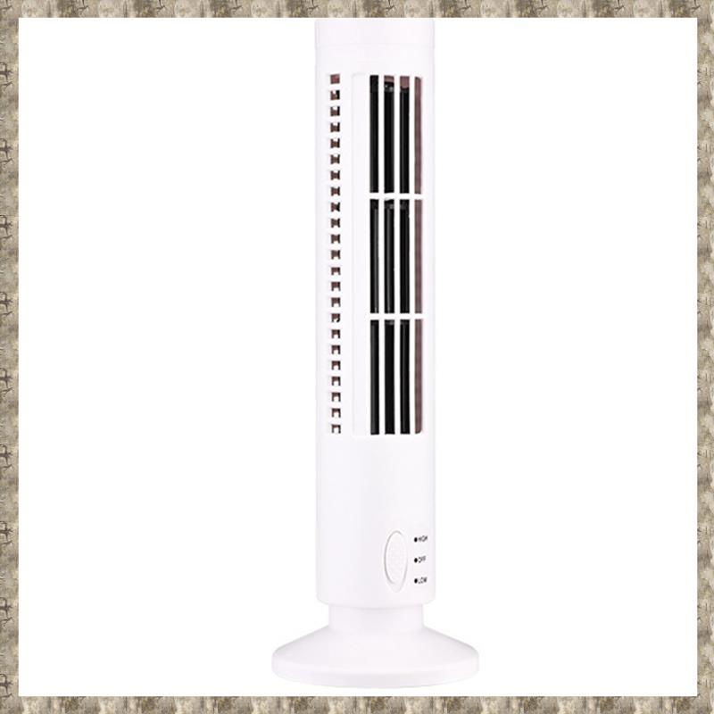 [uhktyltui123.th] ใหม่ USB Tower Fan Bladeless Fan Tower Electric Fan Mini Vertical Air Conditioner,