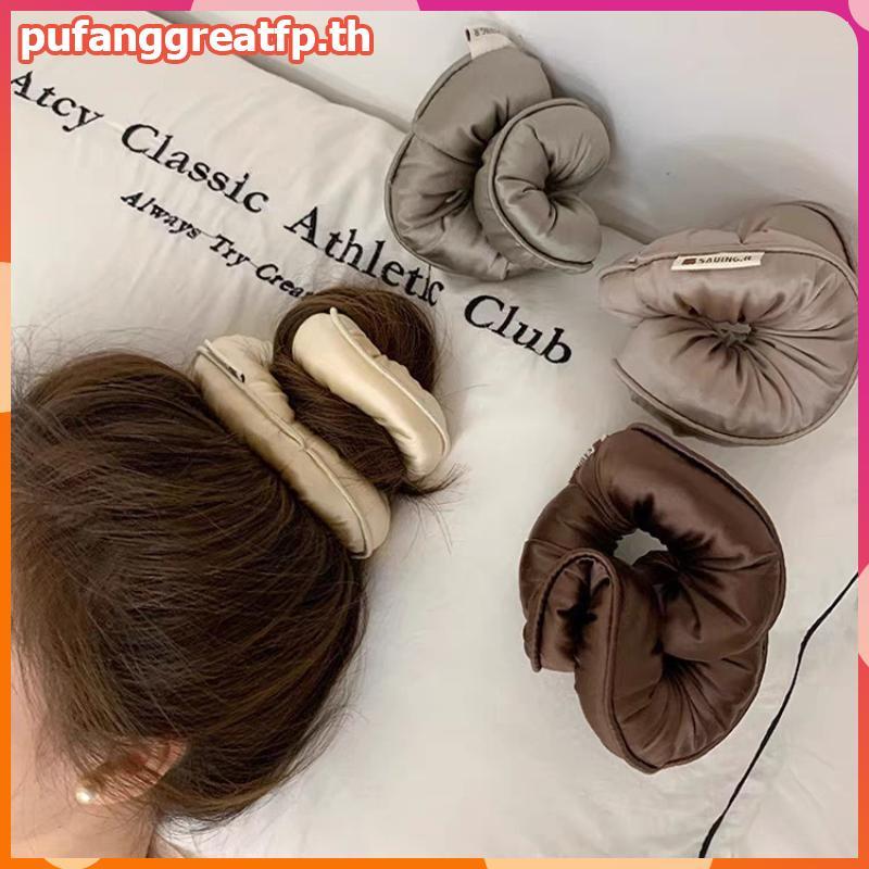 พวงมาลัยยางยืด_sleep_scrunchie_สำหรับผู้หญิง ทำจากผ้าฝ้ายและซาติน พร้อมใช้งานทุกวัน