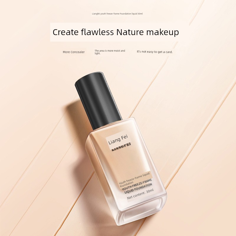 cushion ครีมรองพื้น Liangfei Youth Fixed Grid 30ml คอนซีลเลอร์ซ่อมแซมรองพื้นชนิดน้ํา