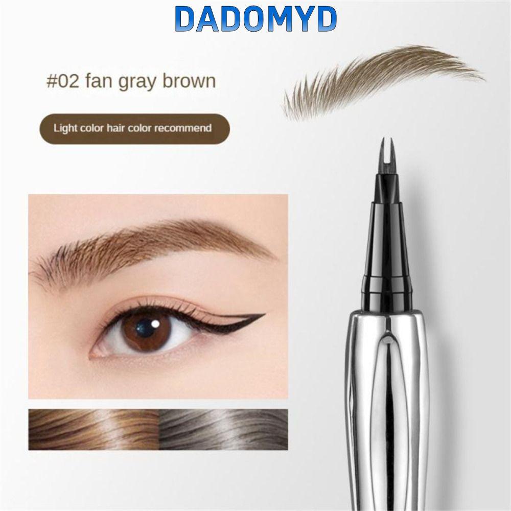 DADOMYD ดินสอเขียนคิ้วติดทนนาน, ดินสอเขียนคิ้วน้ํากันเหงื่อกันน้ํา, Make-up Natural Not Easy To Faint Binary ดินสอเขียนคิ้ว