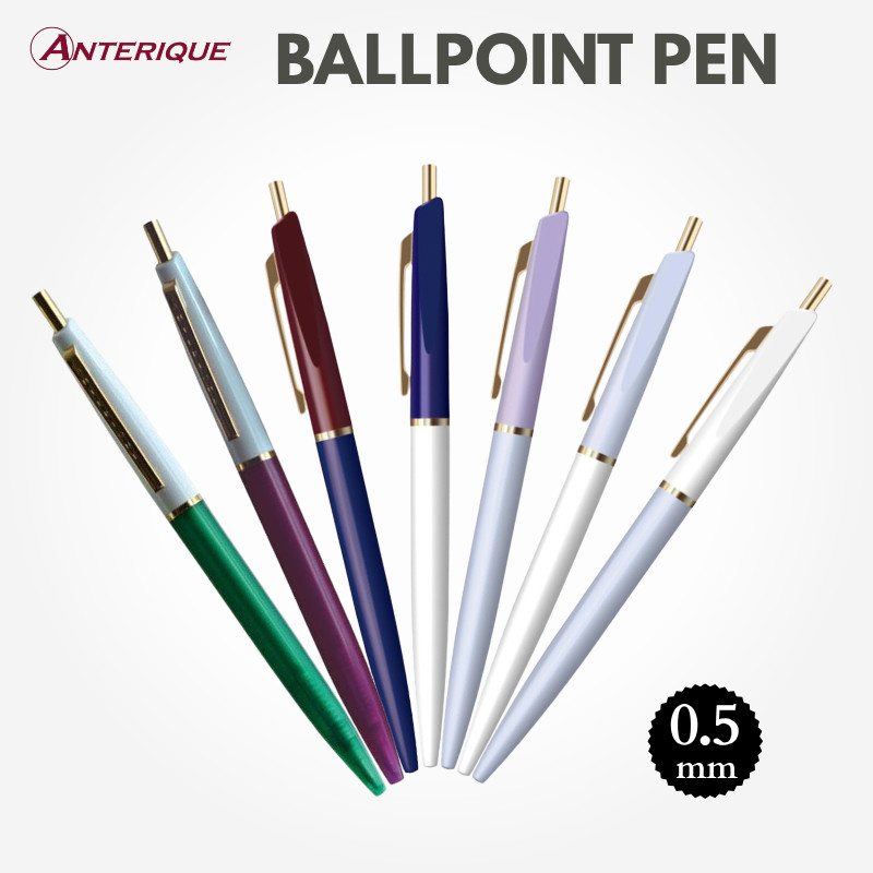 ANTERIQUE Brass Ballpoint Pen 0.5mm BP1 Collection