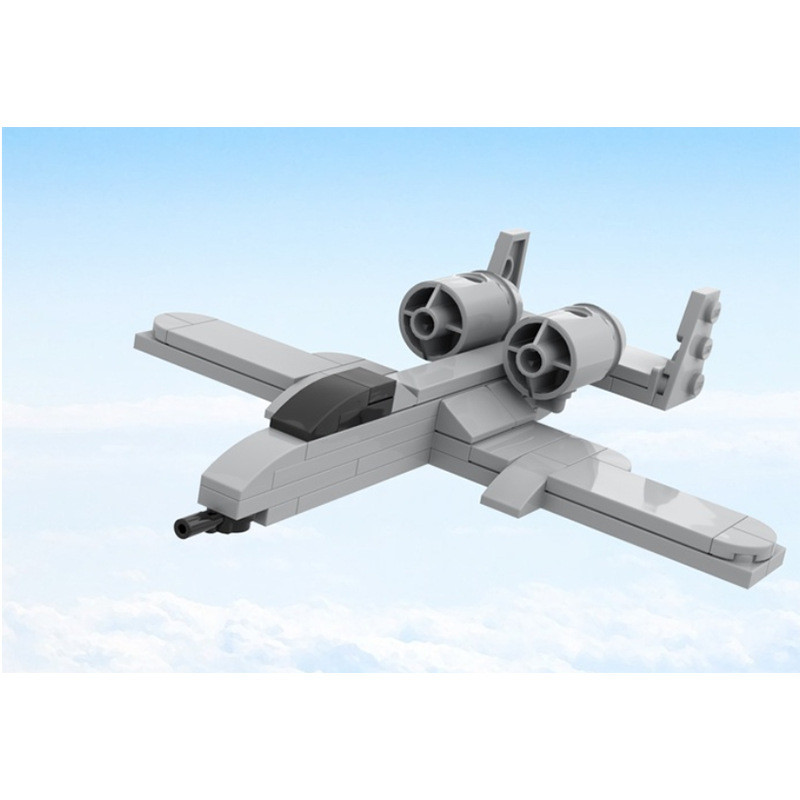 Warthog Attack Aircraft Building Block Fighter Aircraft Model Assembly Toy Compatible 4.17