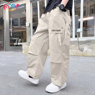 คาร์โก้ทรงตรงเด็กชาย รุ่นใหม่ ดีไซน์ทันสมัย ผ้าสบาย ใส่ได้ทุกโอกาส ชุดเด็กผู้ชาย