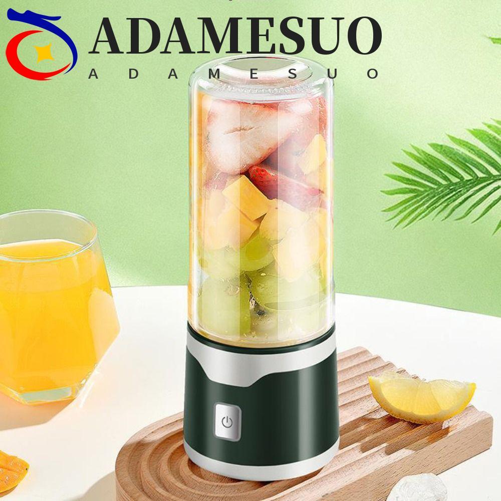 ADAMESUO Blending Juice Cup, มือถือชาร์จไฟฟ้า USB Juicer Cup, Gadgets ครัวถ้วยคู่ 500 ML Smoothie Bl