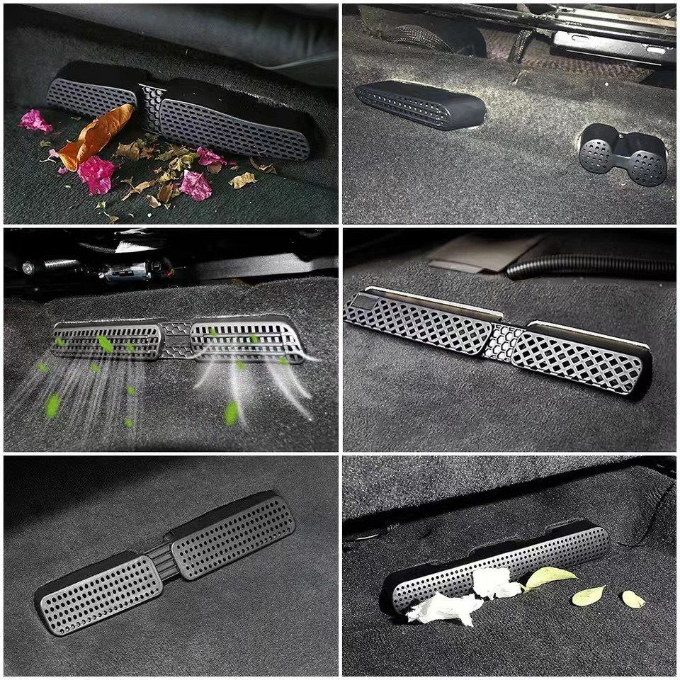 เหมาะสําหรับ Audi Q5Q7Q3Q2LA3LA6A4L ภายใต้ที่นั่ง Air Outlet ฝาครอบป้องกัน