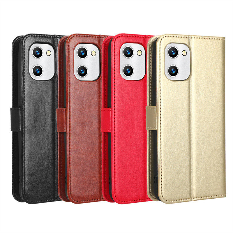 เหมาะสําหรับ Umi G1 เคสโทรศัพท์ Umidigi G2 โทรศัพท์ซองหนังพลิกรูปแบบม้าบ้าเชือกการ์ด Cross-Border G1