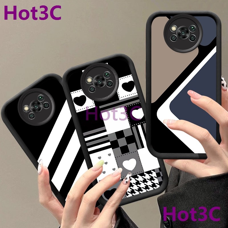 เคส POCO X3 / POCO X3 NFC / POCO X3 Pro tpu เลนส์ป้องกันเคสโทรศัพท์แฟชั่น PJCP