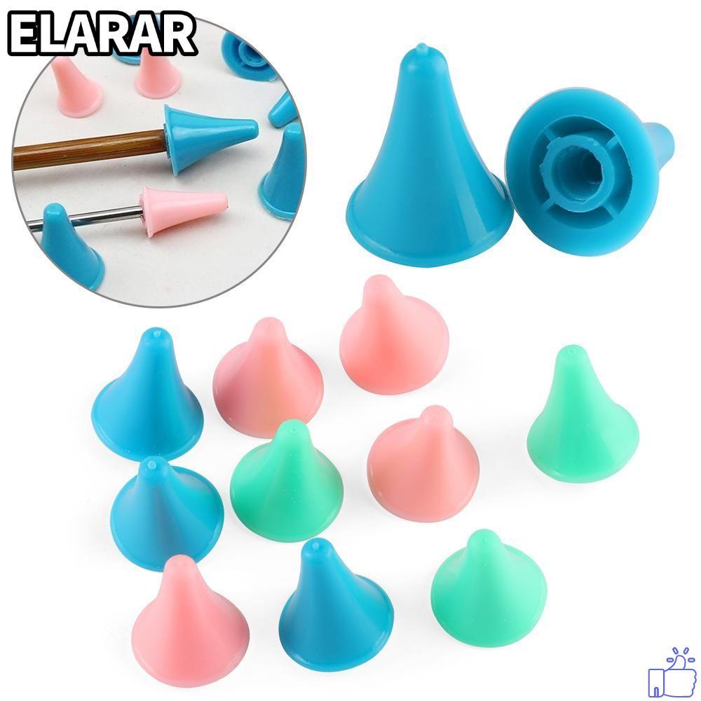 เอลรา‌R 10/30PCS สีจุดสุ่ม stoppers ยางหัตถกรรมอุปกรณ์เย็บผ้า