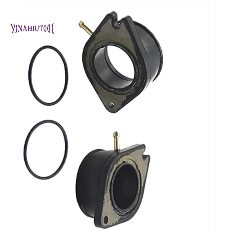 Yinahiut001สําหรับรถจักรยานยนต์คาร์บูเรเตอร์ไอดี Manifold Adapter- 2 ชิ้นเหมาะสําหรับ XV700 XV750 XV