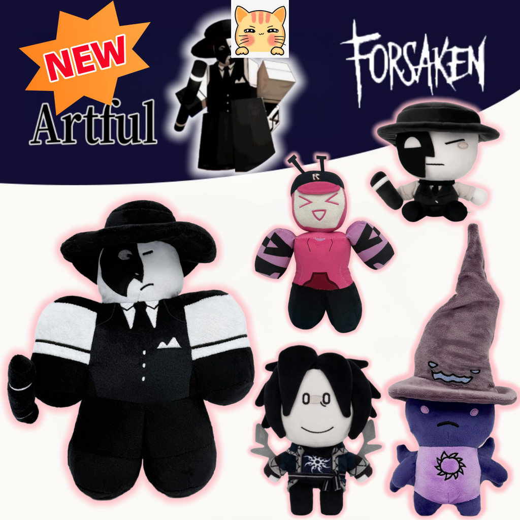 BCT✨โรบ็อกซ์ โรบ็อกซ์✨ใหม่ Die of Death Artful ของเล่นตุ๊กตา Forsaken Artful Twotime Azure Plushie ต