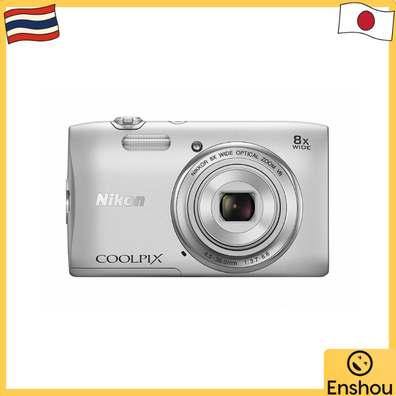 จากญี่ปุ่น [สินค้ามือสอง]Nikon Digital Camera COOLPIX S3600 8x Zoom 20.05 Megapixels Crystal Silver 