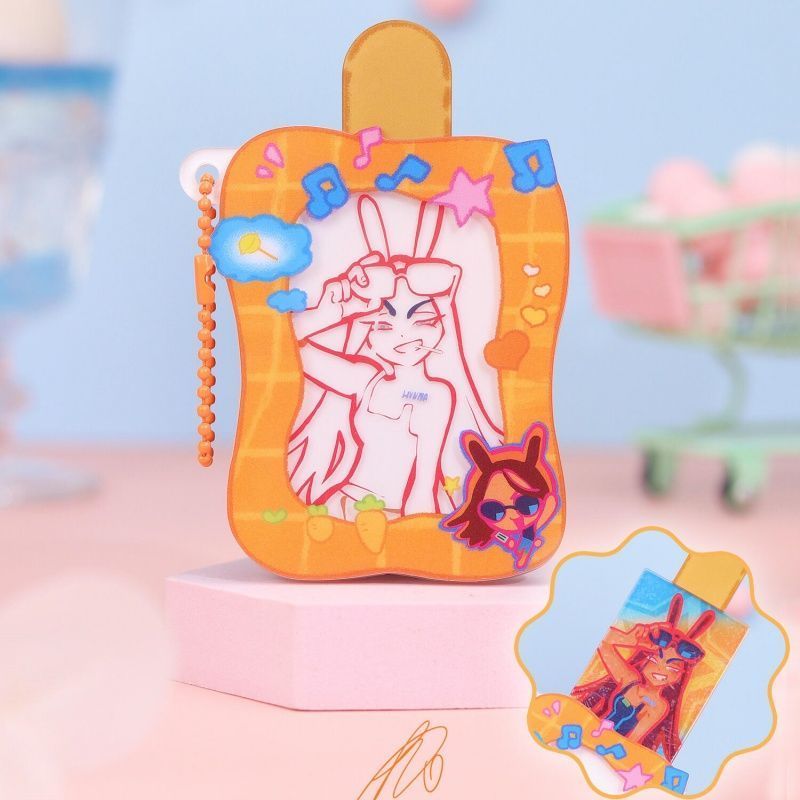 ALIEN STAG ALIEN Stage Rabbit Series อะคริลิคไอศกรีมแขวนโซ่กล่องลึกลับอุปกรณ์ต่อพ่วงตกแต่งของขวัญเล่นอินเทรนด์
