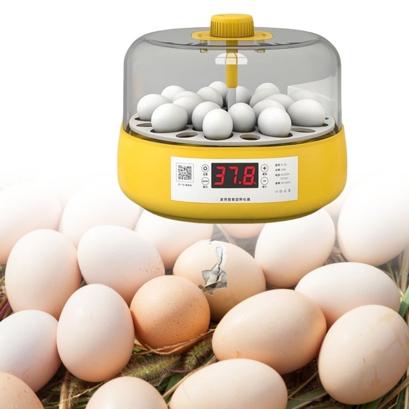 ตู้ฟักไข่เปิดไข่อัตโนมัติ - ความจุไข่ 18 ฟองพร้อมระบบควบคุมอุณหภูมิความชื้น 360 ดู - รูปที่ 3