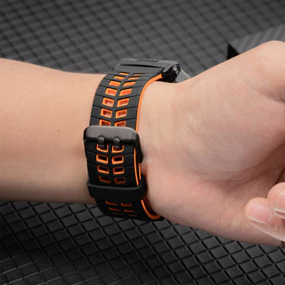 สายรัดซิลิโคนกีฬาระบายอากาศ 2 สี สําหรับ Amazfit T-Rex Pro/T-Rex 3/T-Rex 2/Ultra Band