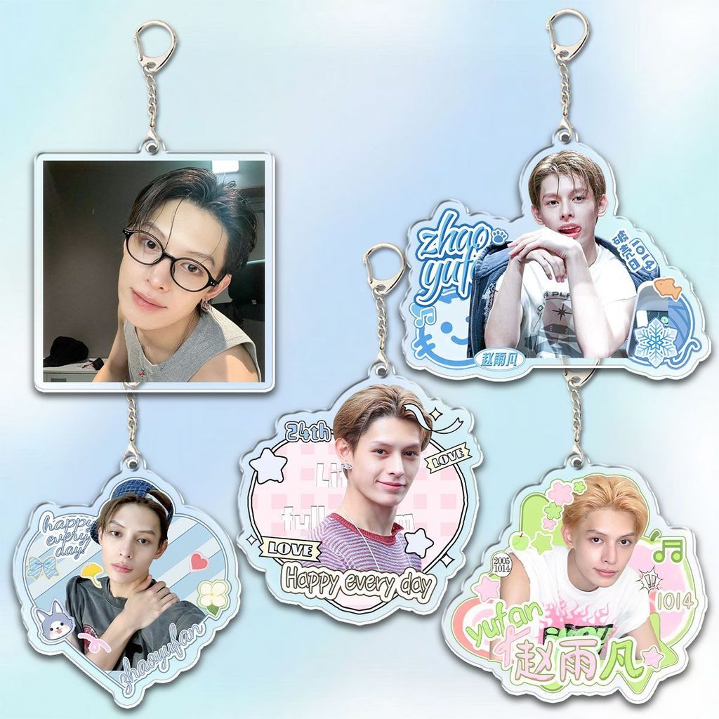 Cortisol Zhao Yufan 5CM พวงกุญแจอะคริลิคความงามน่ารัก