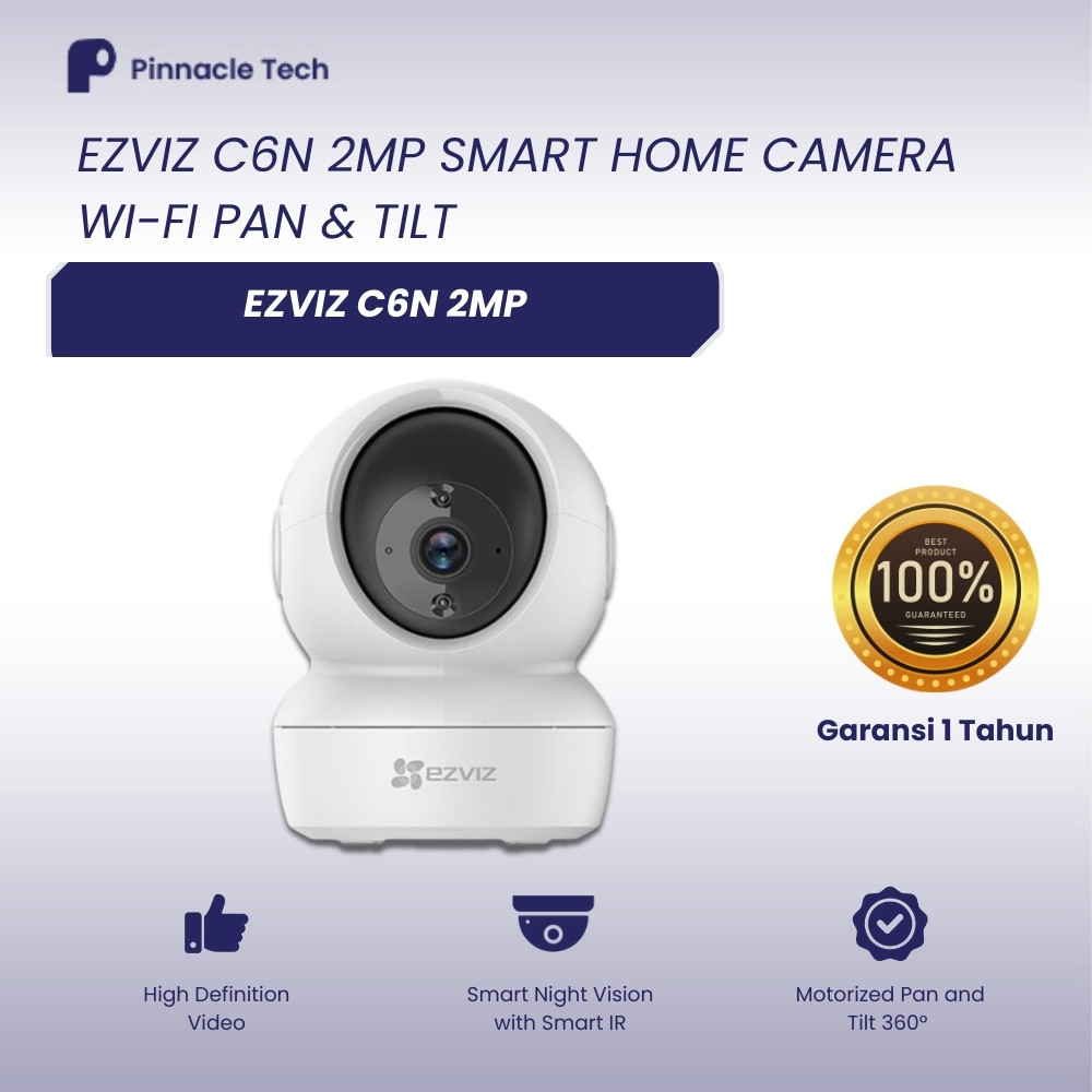 EZVIZ C6N 2MP Smart WiFi Pan Tilt CCTV 1080p Night Vision การติดตามการเคลื่อนไหว