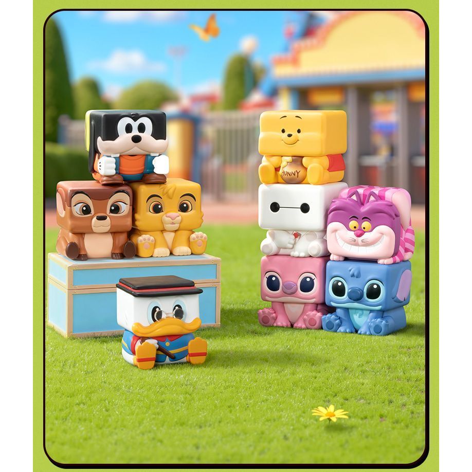 [December 25 Release] POPMART Disney Classic POP CUBE-3 Series Figure ยกกล่อง 9 AVKU