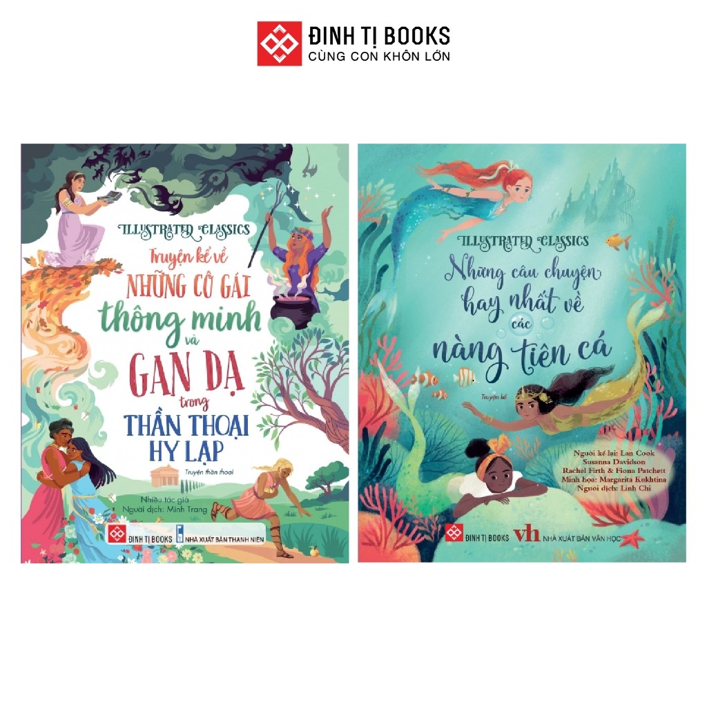 หนังสือ - สี Illustrated Classics นิทานภาพประกอบ (เวอร์ชั่น 2024) - สําหรับเด็กอายุ 6 ปี - Dinh Ti B