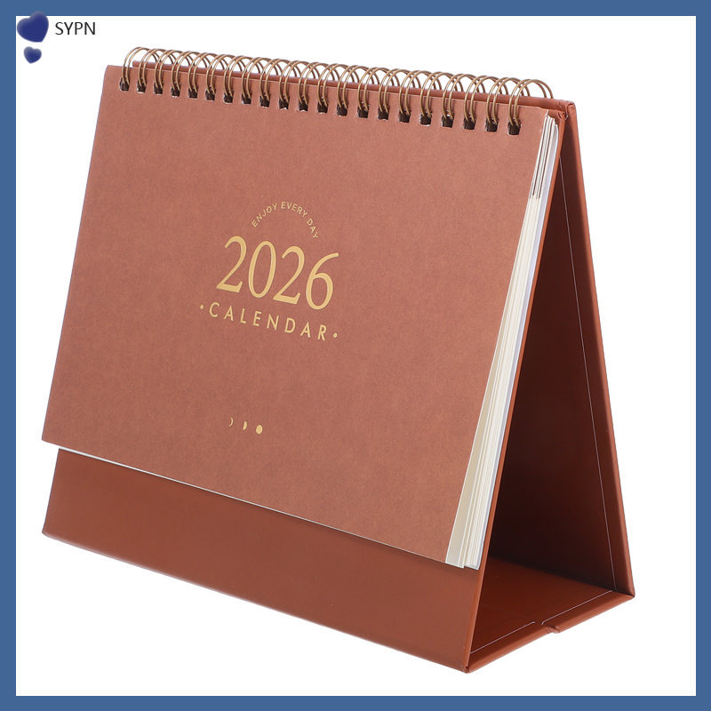 ปฏิทินตั้งโต๊ะสํานักงาน Aesthetic Calander Supplies Compact Planner shaoyipin