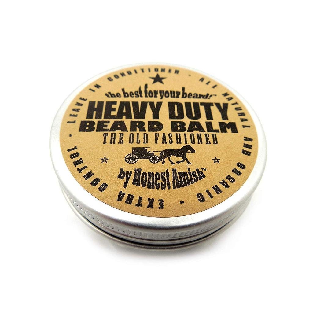 Honest Amish - Heavy Duty Beard Balm - 2 Ounce - Beard Conditioner