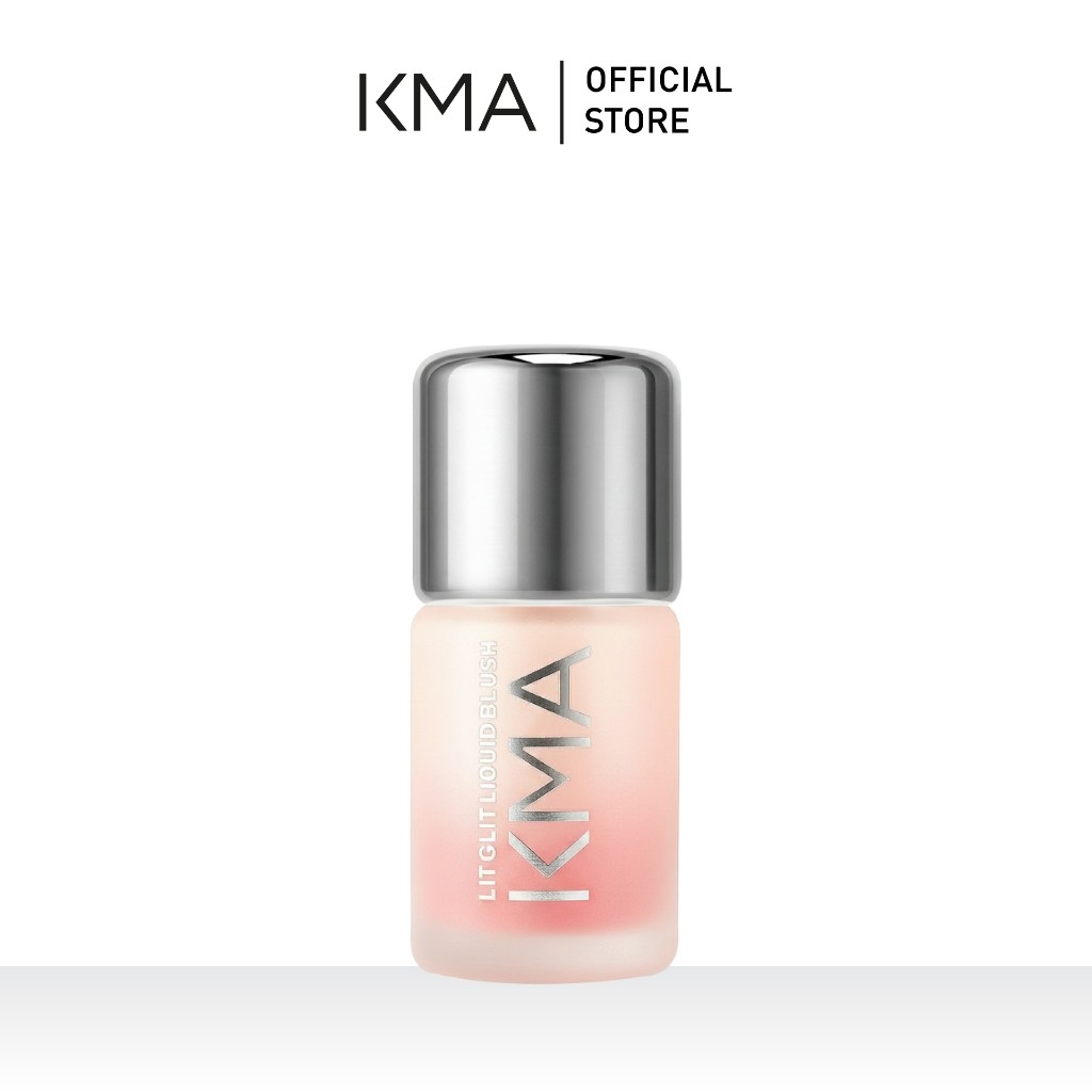 [ตะกร้าของแถมห้ามกดสั่งซือ]  KMA บลัชออน เนื้อลิควิด Lit Glit Liquid Blush 5 g.