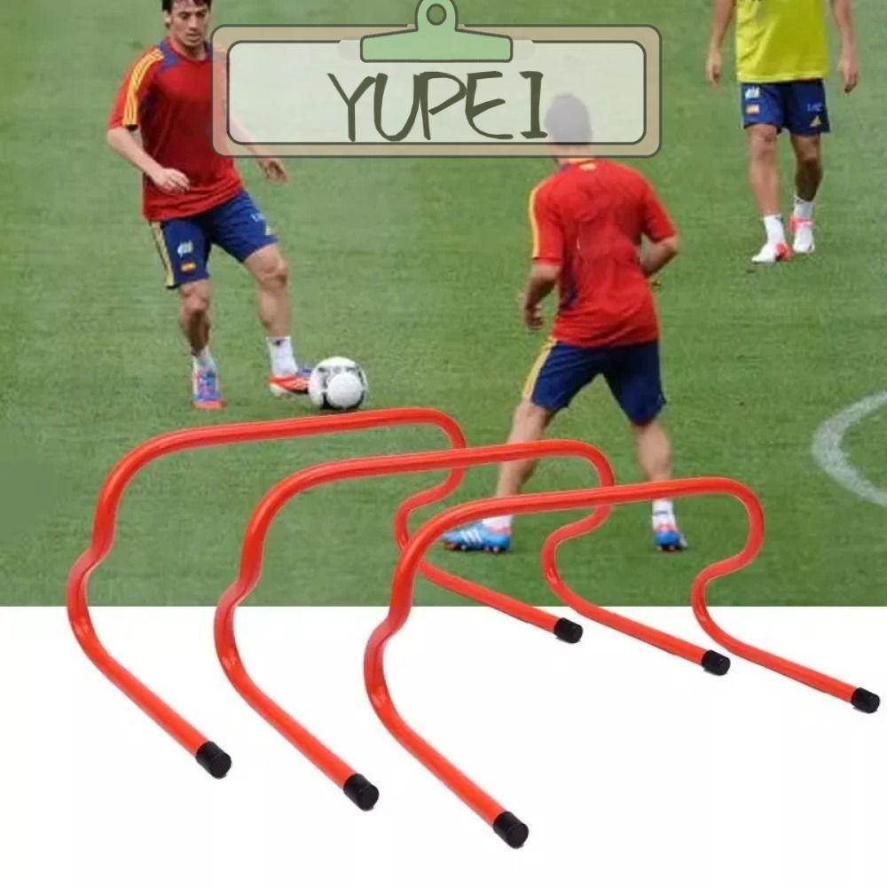 YUPEI ฟุตบอล Hurdle, Speed Agility อุปกรณ์การฝึกอบรมแบบพกพา Hurdle บันได, ฟุตบอลอุปกรณ์ 15/23 ซม.ฟุต