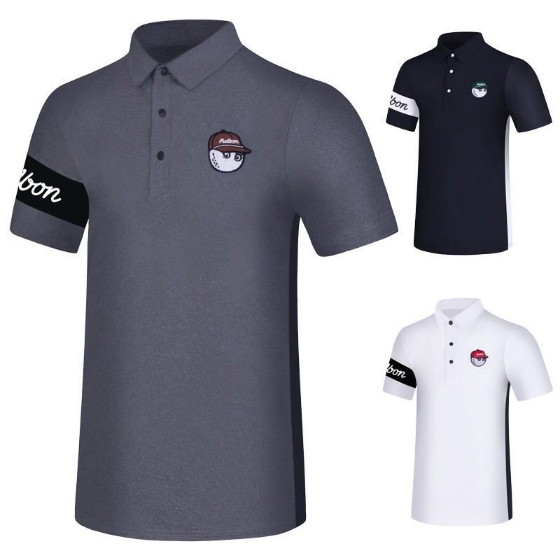 ใหม่ GOLF เสื้อผ้าผู้ชายเสื้อยืดแขนสั้นฤดูร้อน GOLF Quick-Drying Breathable Casual Jersey T2366 U9DC