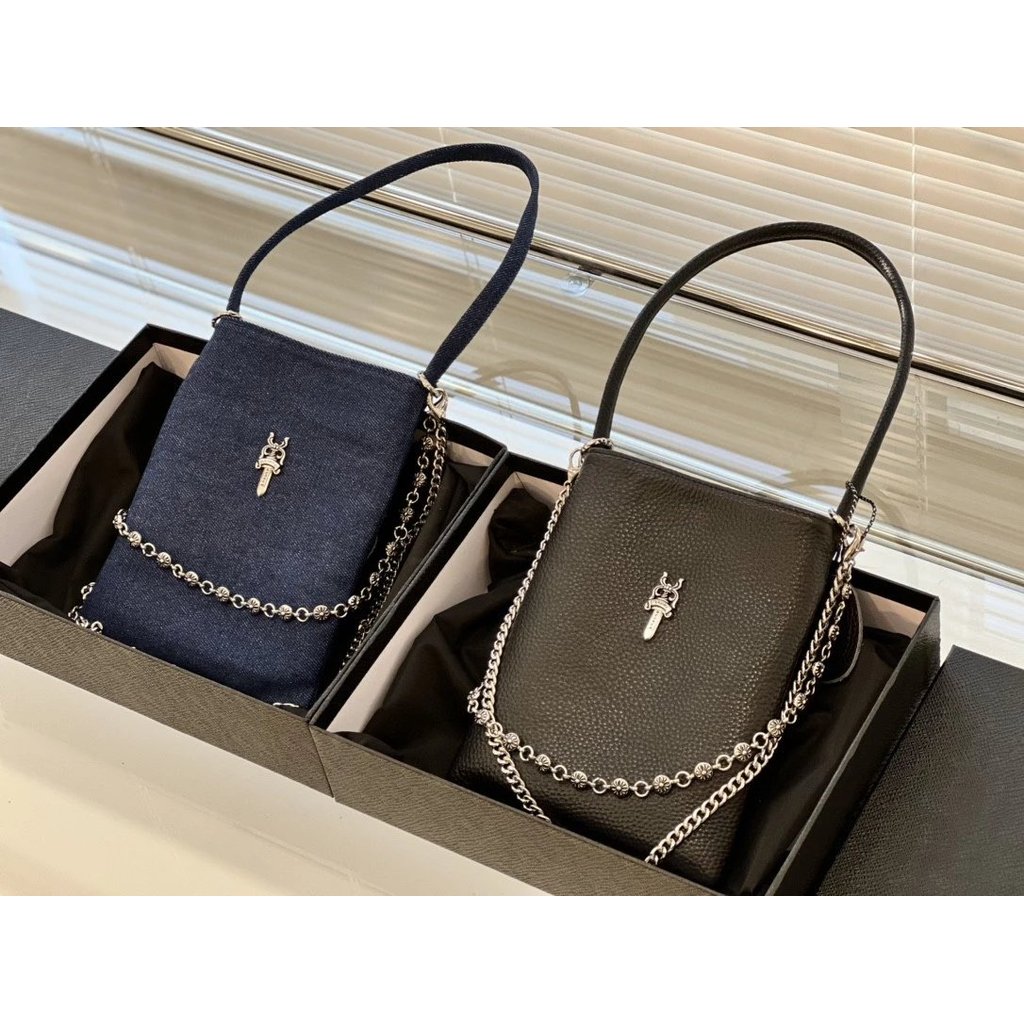 .Chrome Hearts กระเป๋าใต้วงแขน สไตล์คูลและหล่อ