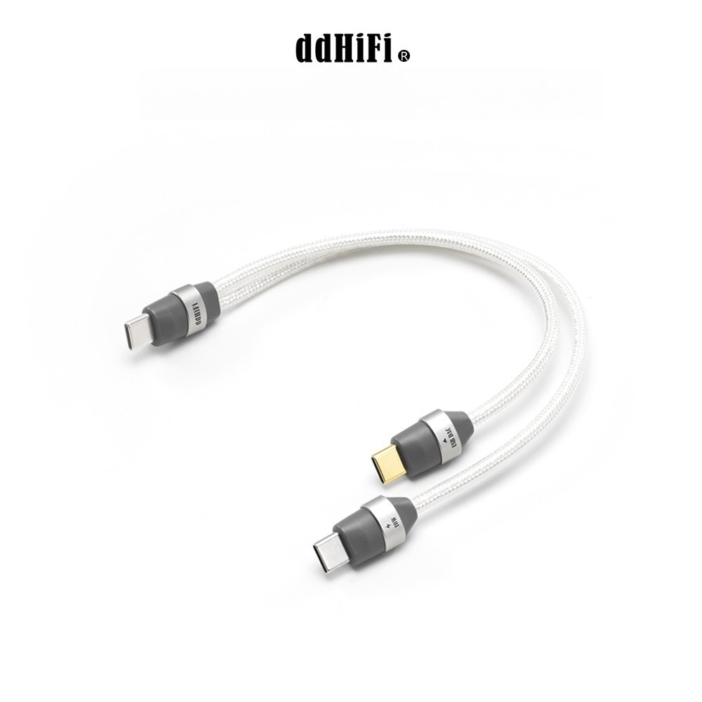 DD DdHiFi TC05M3 2-in-1 USB-C OTG & สายชาร์จ, 10W Power Input สําหรับ DAC/Amp, แก้ปัญหาความวิตกกังวล