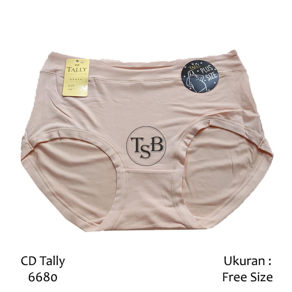 Tally 6680 กางเกงชั้นในสตรี 3 ชิ้น Tally CD กางเกง Tally CD ผู้หญิง Tally ฟรีขนาด