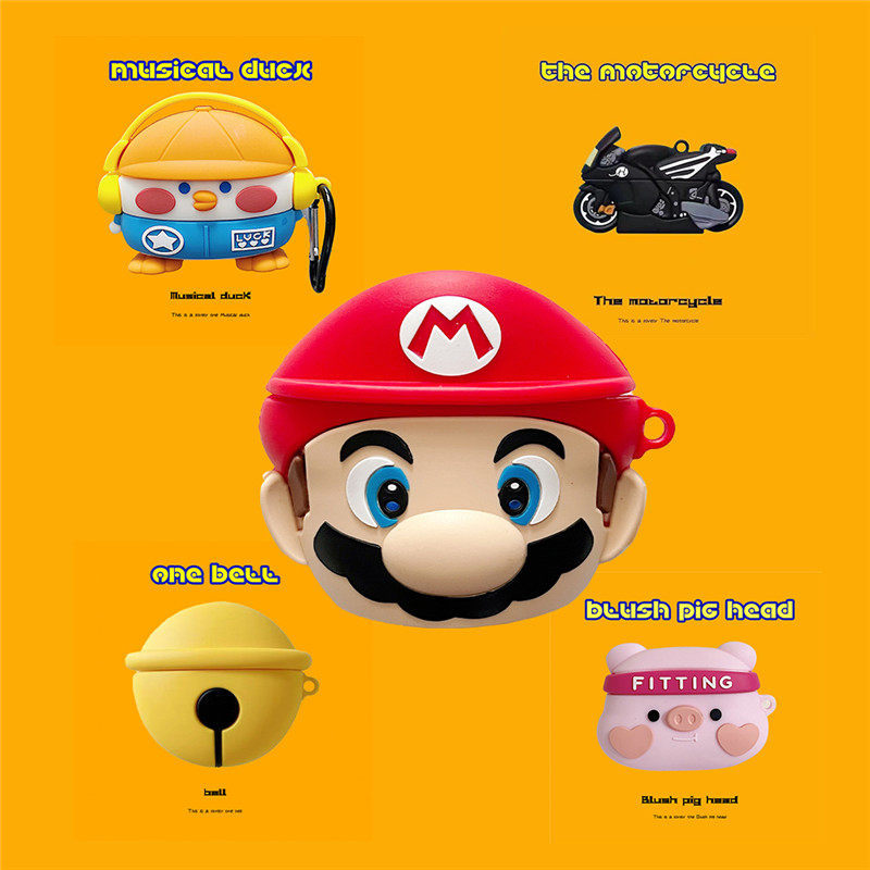 Stock ReadyCase สําหรับ Edifier EvoBuds/Lolli Anc น่ารัก 3D การ์ตูนป้องกันหูฟังอุปกรณ์เสริมกล่องชุดหูฟัง