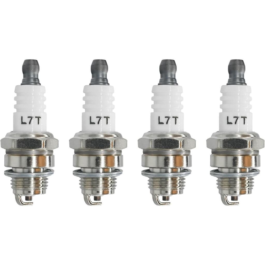 4Pcs L7T RCJ6Y Spark Plug Replacement for NGK BPMR7A, Replacement for Champion RCJ7Y CJ8 for More Ty