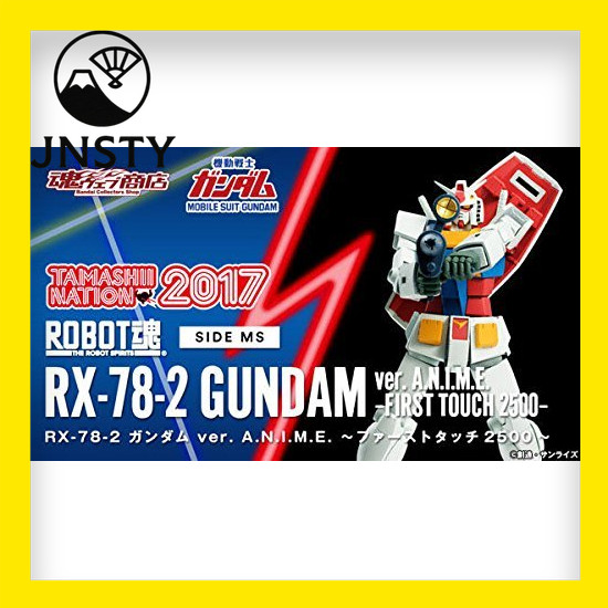 【Direct From Japan】 ROBOT Soul 〈SIDE MS〉 RX-78-2 Gundam ver. A.N.I.M.E. - First Touch 2500 - "Mobile