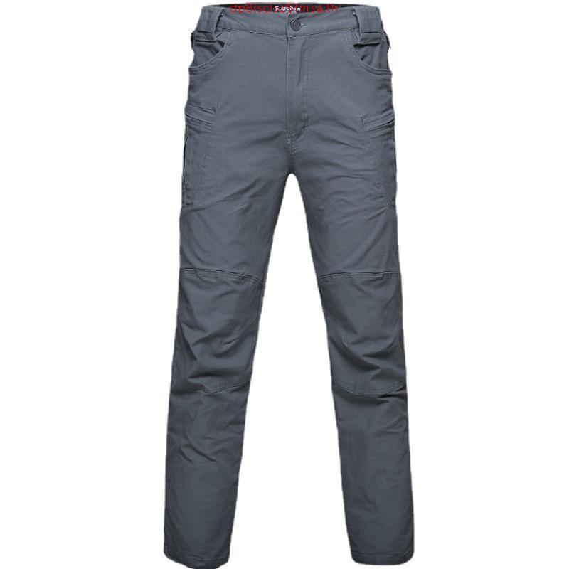 IX8 กางเกงคาร์โก้ ผ้ายืด cotton spandex หนา กางเกงยุทธวิธี มีช่องกระเป๋าหลายช่อง S-3XL