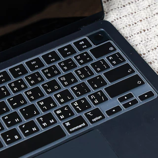 เคสคีย์บอร์ด ซิลิโคนนิ่ม ลายตัวอักษรไทย สําหรับ Macbook Neo 13 A3404 2023 Air 15 13.6 M2 A2941A2681 Pro 14 16 13 15 นิ้ว M1 Air 2020 A2337 A2338 A2442 2021