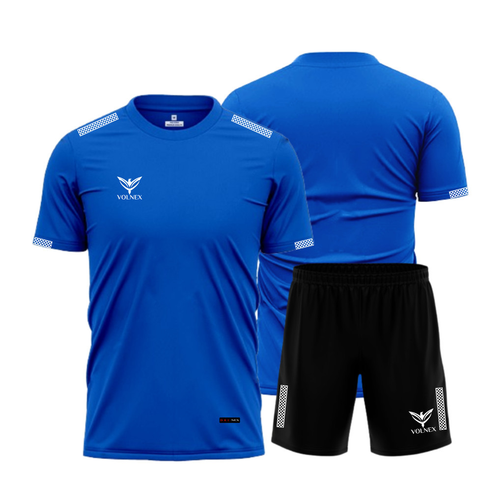 VOLNEX ADULTผู้ชายS SUIT LOGO PRINTING APPAREL M - XXL Tni Blue Black Navy VL018