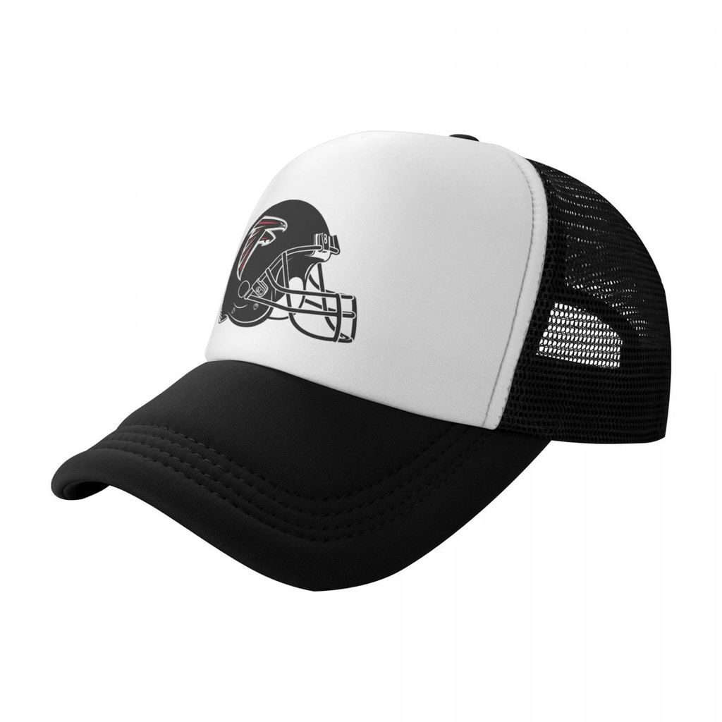 NFL Atlanta Falcons Mesh Trucker Cap พร้อมป้องกันแสงแดด เหมาะสำหรับการเดินป่าและการตั้งแคมป์