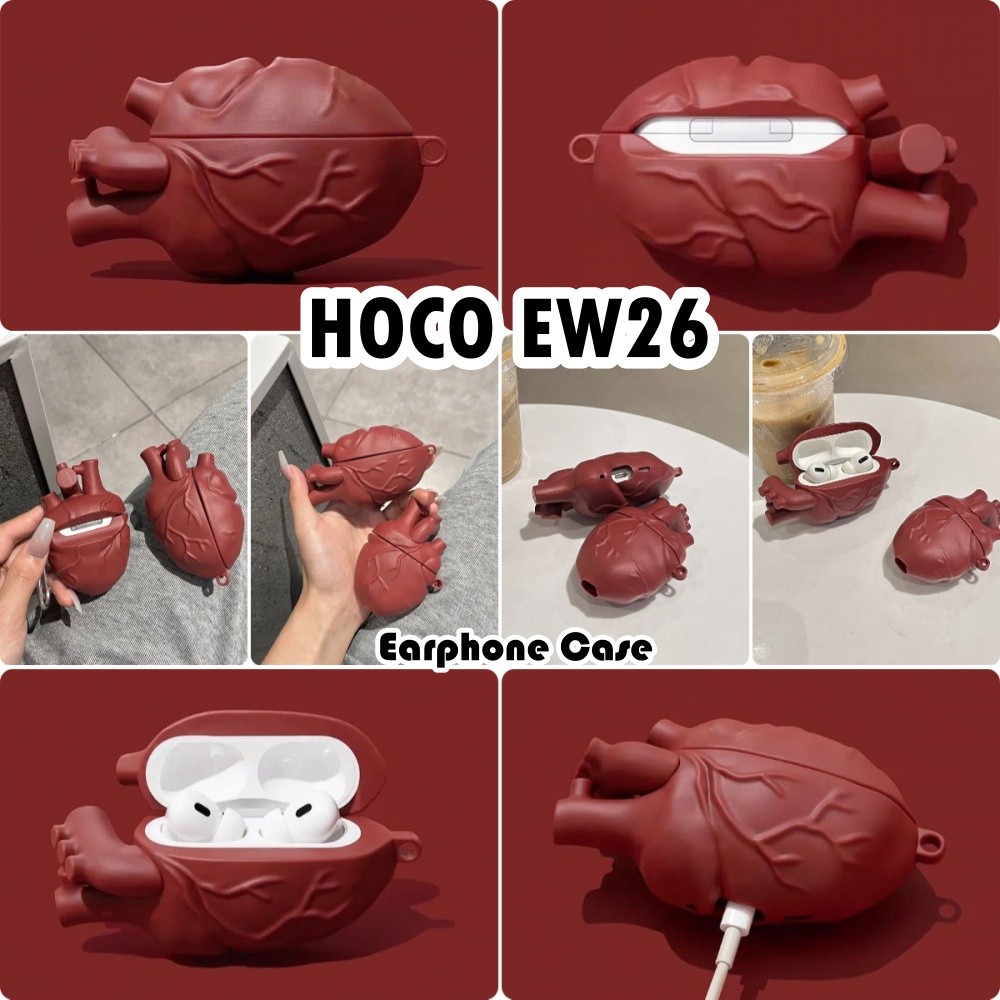 READY STOCK!นําไปใช้กับ HOCO EW26 เคส Case เคสหูฟัง สไตล์การ์ตูนตลก ซิลิโคนนุ่ม เคส เคสหูฟัง