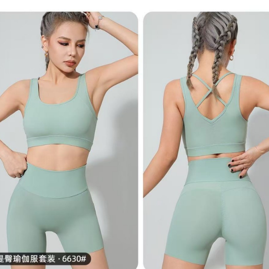 เสื้อกีฬา kelvin klein กางเกงในสตรี ชุดโยคะสำหรับผู้หญิงใหม่ จากผ้าไหมน้ำแข็ง ดีไซน์เสริมสรีระ