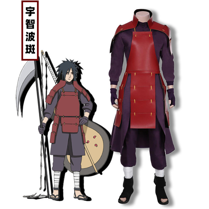 Naruto Cosplay Suit Fire Shadow Wind Legend Uchiha Madara Cos Clothing Moving Long Exhibition hpVx