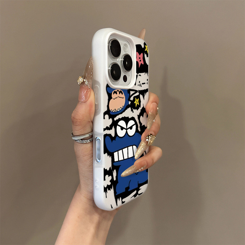 ไดโนเสาร์ Shin-Chan เหมาะสําหรับ Phone17promax Apple 16pro จะไม่ชนเคสโทรศัพท์ 1513 ชิ้น 1.4