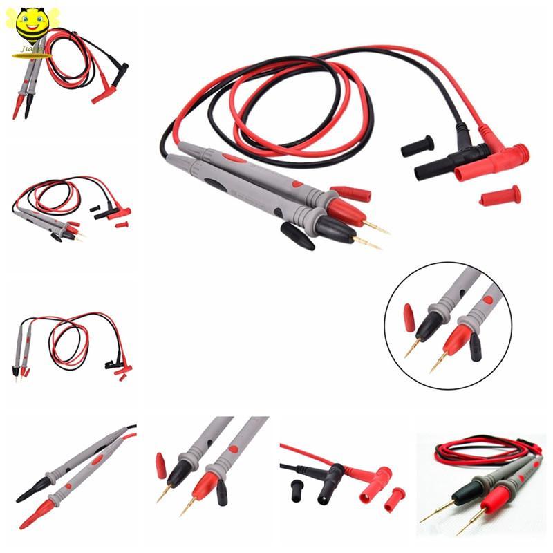 [Jiang] 2 ชิ้น Hot Universal Digital Multimeter Multi Meter Test Lead Probe ลวดปากกาสาย TH