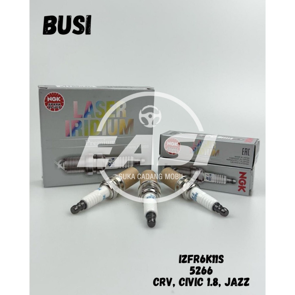 NGK SPARK PLUG - JAZZ BRIO MOBILIO FREED BRV HRV CRV IZFR6K11S