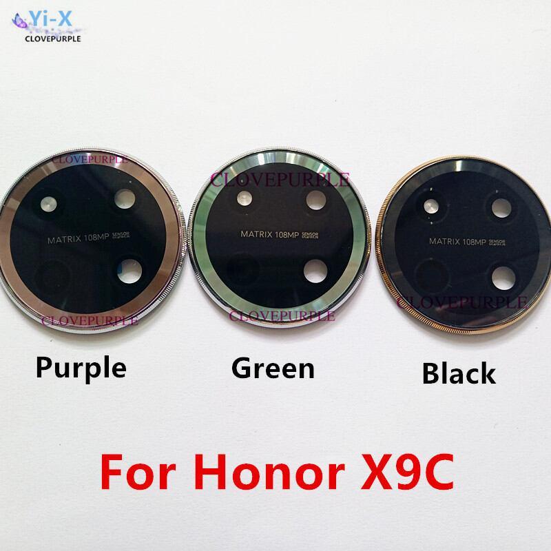 1X เลนส์กล้องด้านหลังพร้อมกรอบสําหรับ Honor X9C 5G BRP-NX1 ฝาครอบกล้องอะไหล่