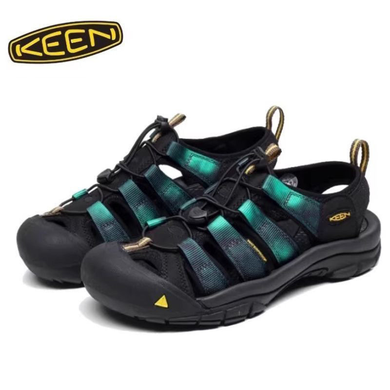 Koen KEN NEWPORT H2 รองเท้าแตะหุ้มนิ้วเท้ากลางแจ้งสีครบรอบ Anti-Slip Anti-Collision Wading River-Up 