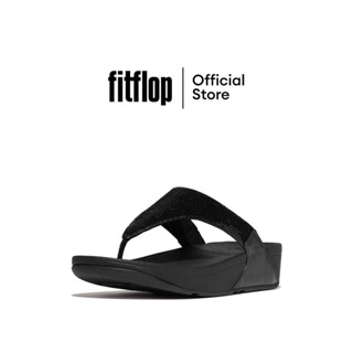 FITFLOP LULU SEQUIN TOE-POST SANDALS รองเท้าแตะแบบหูหนีบผู้ห…
